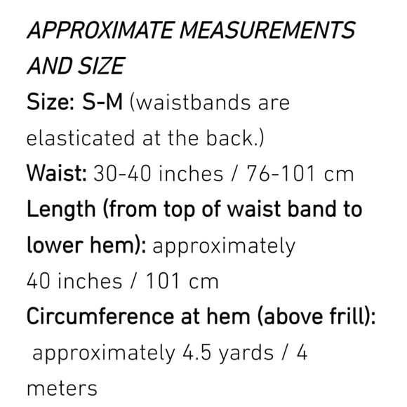 Barocco Tribal Tempest Skirt, S/M - Picture 9 of 11